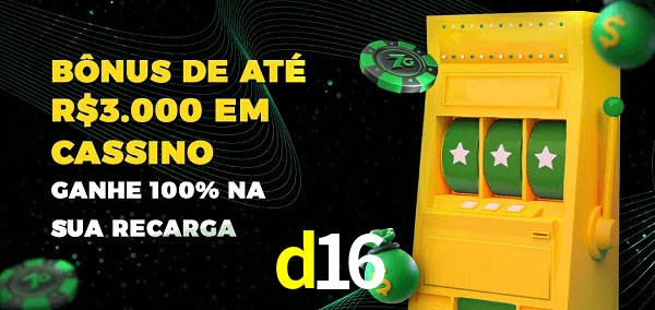 d16 melhor bônus de depósito